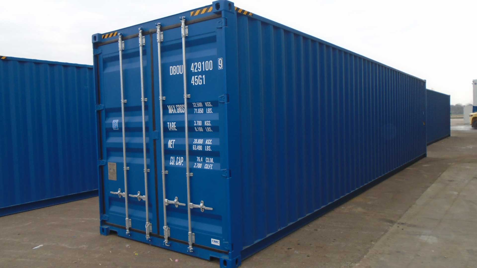 40 Fuss Container
